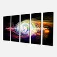 thumbnail image 3 of Design Art - Vagues Lumineuses en Particules sur Noir, 3 of 3