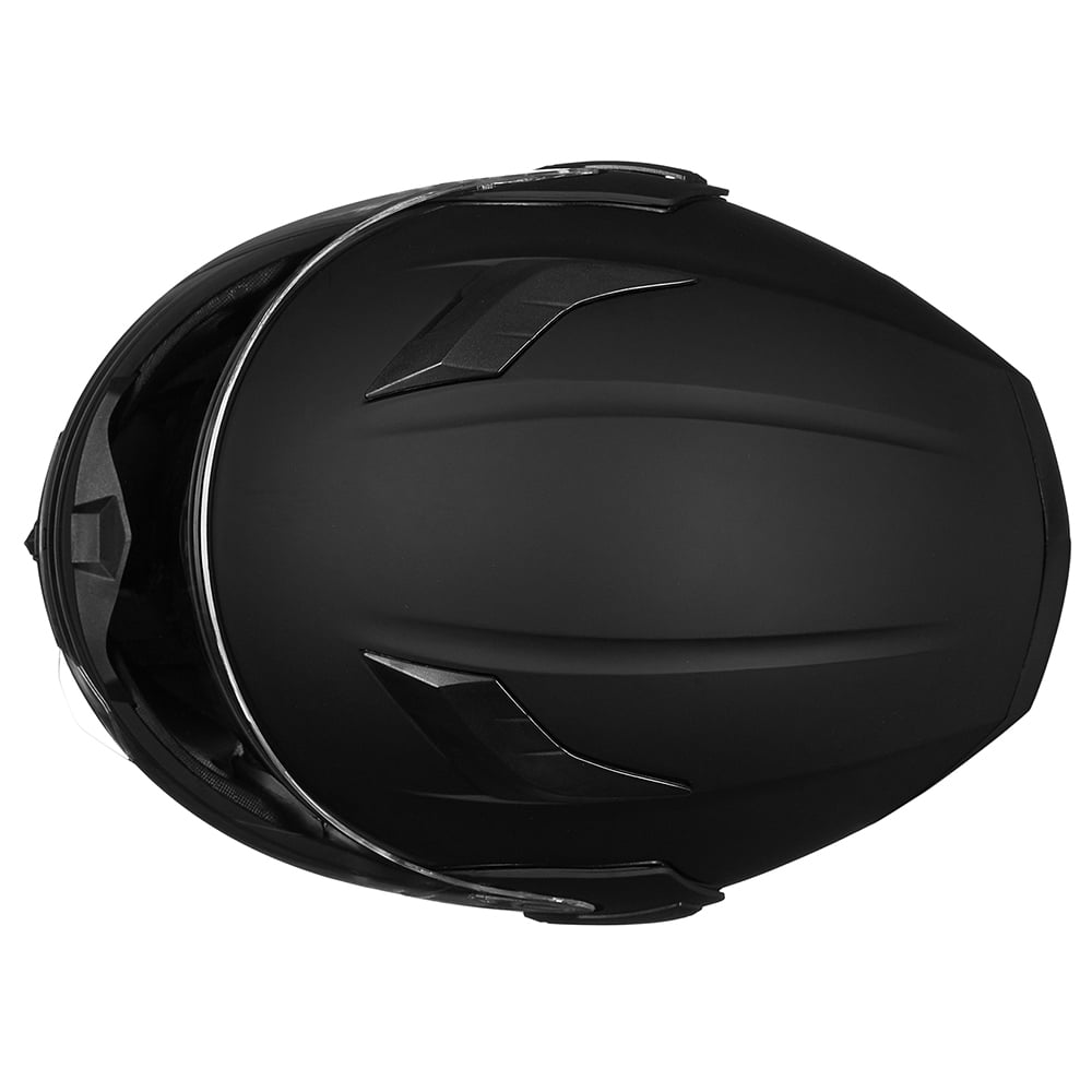 ILM 902 Black ABS Modular Full Face Helmet S, DOT Approved, Dual Visor Flip up
