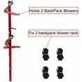 thumbnail image 4 of ELITEWILL 2 Backpack Blower Holder Rack Leaf Blower Rack fit for Open Landscaping Trailer, 4 of 6