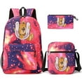 thumbnail image 5 of 3Pcs/set Little Bear 26 English Letters Backpack Student Bag Back To School Backpack for Girl Kawaii Shoulder Bag Pencil Case, 5 of 5