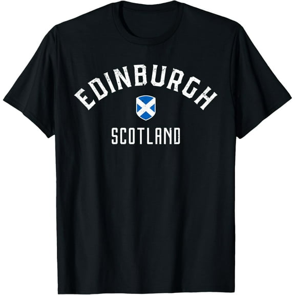t-shirt Edinburgh Scotland T-Shirt mens，black，women，funny，men，journey，Crew Neck, Short Sleeve,printing