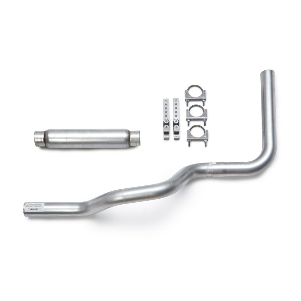 Glasspack MandrelBent Aluminized 3" Single Exhaust Kit without Tip