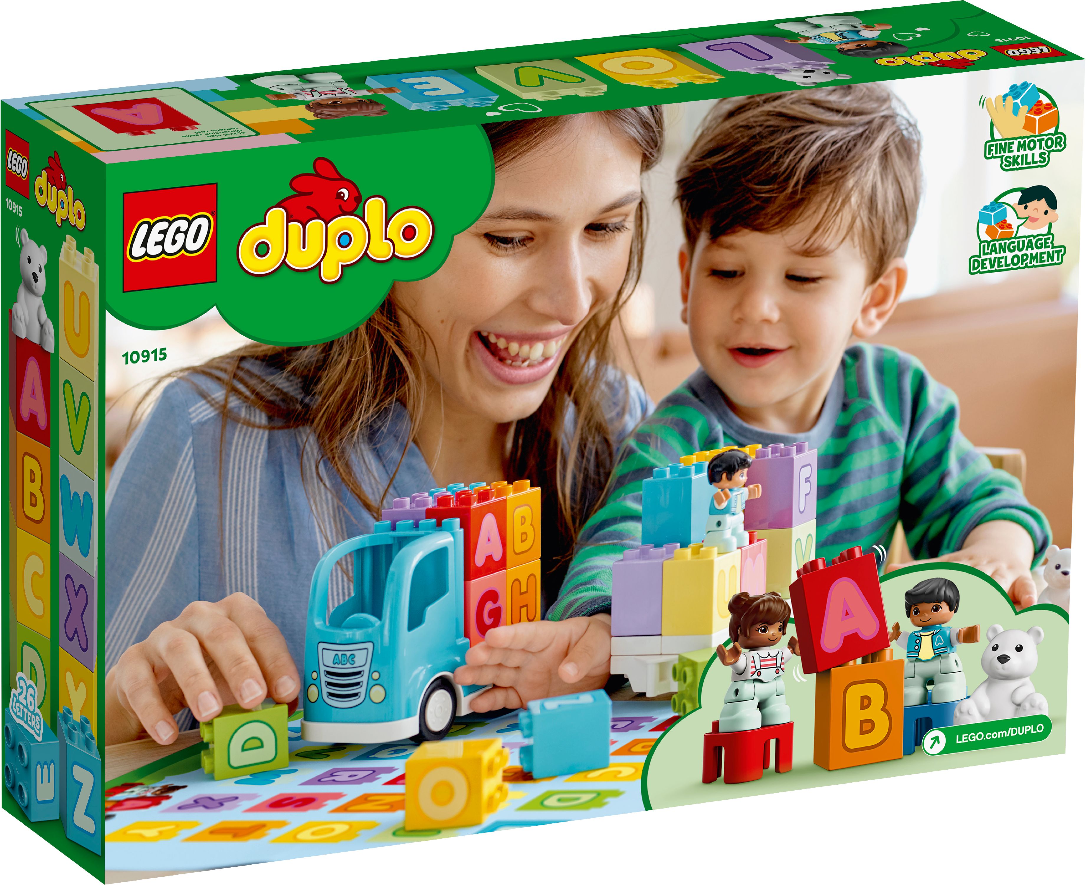 LEGO DUPLO My First Alphabet Truck 10915 Educational Building Toy for Toddlers (36 Pieces) - image 6 of 12