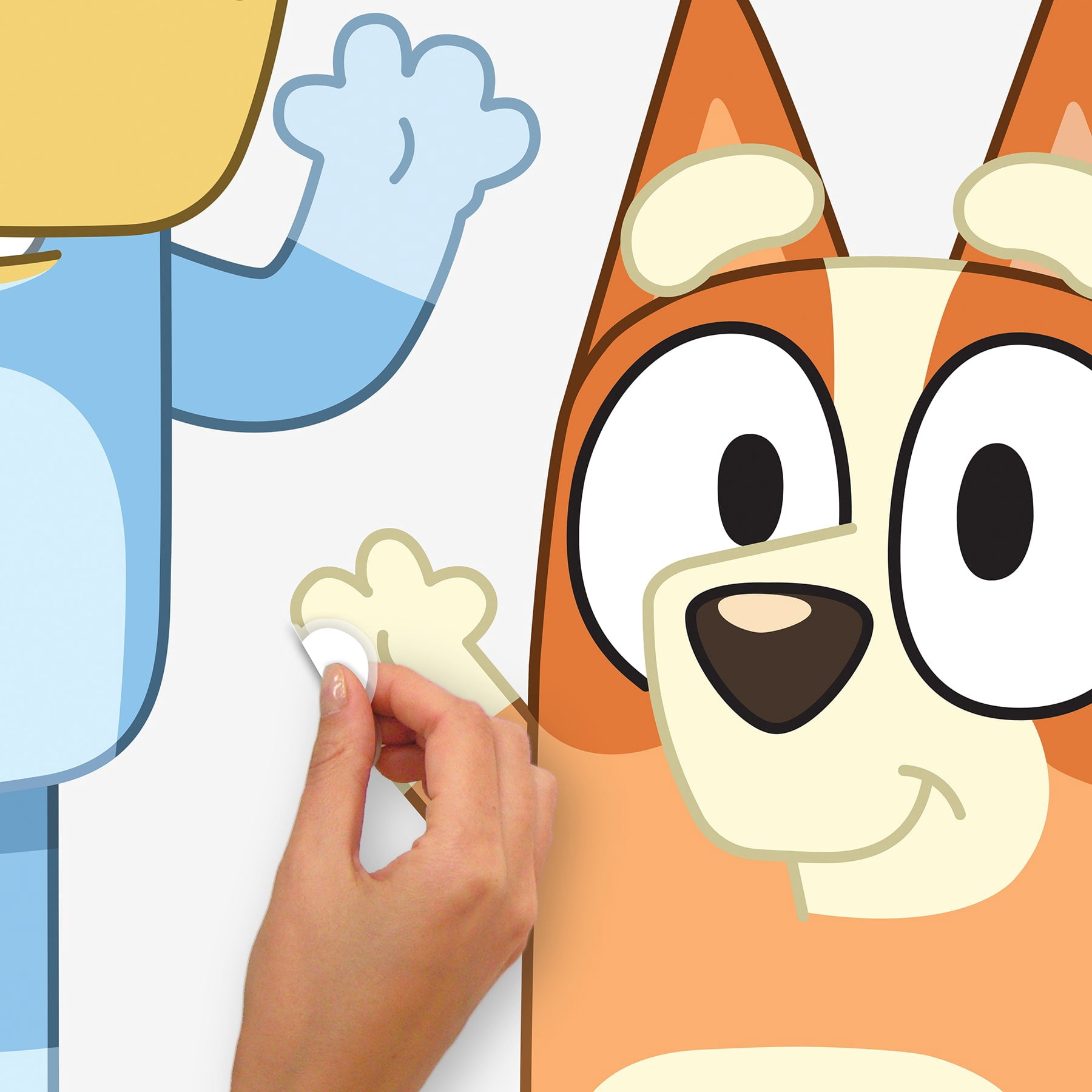 Bluey & Bingo Character Blue Wall Decals