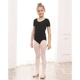 thumbnail image 7 of Stelle Ballet Leotards Bow Back Short Sleeve leotard for Girls/Toddlers/Kids Dancewear,Black,2-3T, 7 of 7