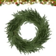 thumbnail image 2 of 6/9FT Christmas Artificial Norfolk Pine Garland for Fireplace - Realistic Faux Greenery Fake Garland for Holiday,Table, Window,Mantel,Stairs, Home,Indoor Outdoor Decor, 2 of 7