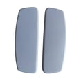thumbnail image 2 of 2 piezas de silla de oficina almohadillas de reposapiés de reposapiés de de soporte suave reemplazos universales resistentes a los rasguños, 2 of 8