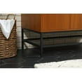 thumbnail image 5 of Elegant Decor Eugene 42" MDF Single Bathroom Vanity with Backsplash in Teak, 5 of 8
