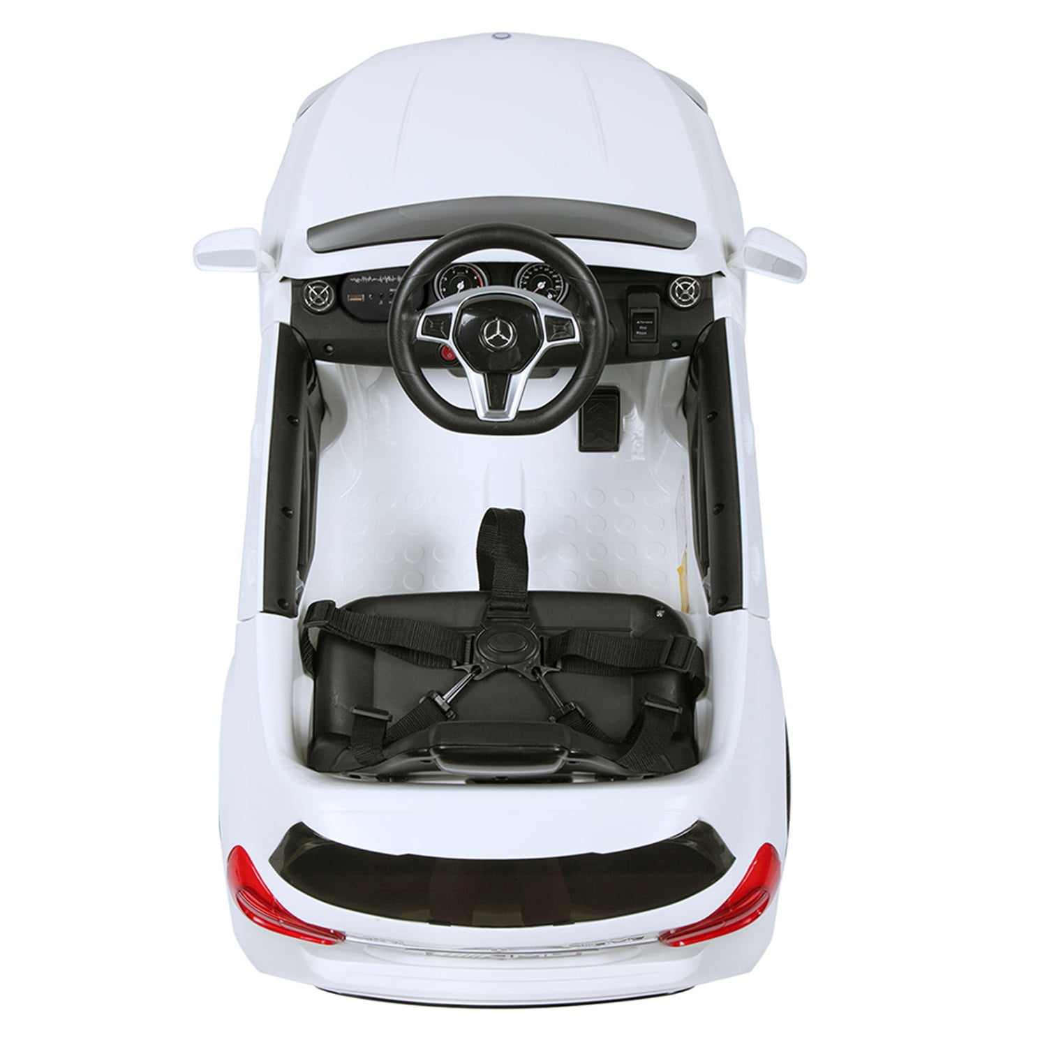 CIPACHO Licensed Mercedes Benz AMG, Electric Vehicle for Children 3-6, 6V Ride on Car with Parental Remote Control, MP3 Player Headlights, White