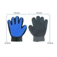 thumbnail image 4 of Gant de Toilettage pour Chat, Gant de Toilettage pour Animaux (Bleu Classique), 4 of 4