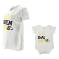 thumbnail image 2 of Unique Baby Mothers Day Mommy and Me Bae Bee Layette Set (12M, Off white), 2 of 5