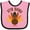 Pink and Black, variant on Inktastic Little Turkey Thanksgiving Boys or Girls Baby Bib