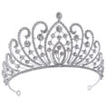 thumbnail image 4 of MasteelfCA Wedding Bride Crown Bridal Rhinestone Crown Birthday Party Tiara Wedding Hair Accessory, 4 of 7