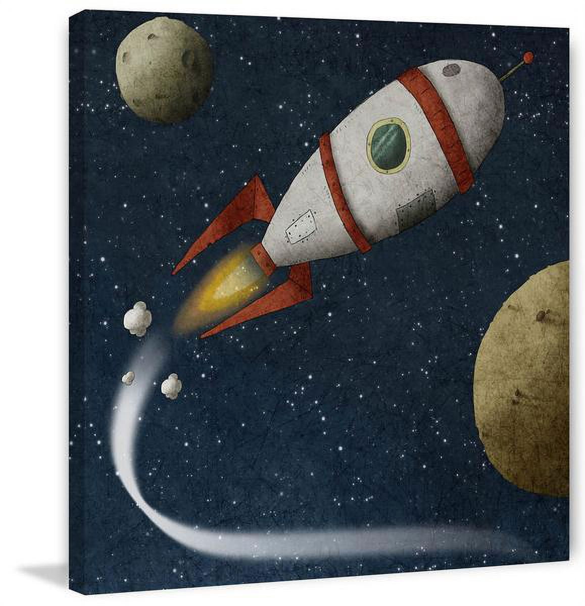 Marmont Hill ''Space Travel'' Graphic Art on Wrapped Canvas