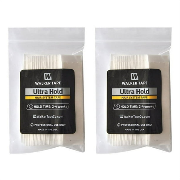 72 Piezas/Lote Cinta Adhesiva para el Cabello Fija SúPer Fuerte Cinta Adhesiva de Doble Cara para Tupé Peluca de Encaje PelíCula Impermeable para el Sudor