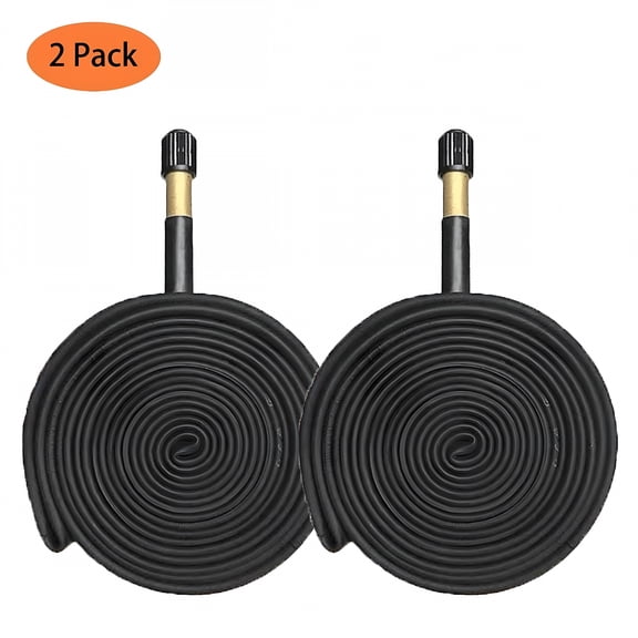 MELIVO Bicycle Inner Tube with 48mm Schrader Valve, 2 Pack