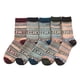 thumbnail image 2 of Calcetines de lana Yinane 5 pares grueso cálido tejido acogedor tamaño libre para hombre, 2 of 8