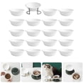 thumbnail image 3 of Miangastore 1 Set Pets Disposable Feeding Bowls Wet Dry Pet Food Bowl Water Feeding Dish with Rack, 3 of 7