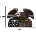 thumbnail image 2 of American Bald Eagle With Olive Branch On US Flag Salt & Pepper Shakers Holder, 2 of 10