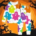 thumbnail image 2 of Weebloom Halloween Pajamas For Little Girls Cute Ghost Boys Pajama Set Long Sleeve Sleepwear Nightwear Pjs Loungewear White 6Y, 2 of 4