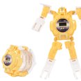 thumbnail image 1 of Children's Cartoon Deformation Robot Toy Electronic Watch Puzzle Kids Holiday Gift Christmas Present(Yellow), 1 of 6