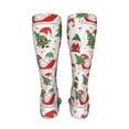 thumbnail image 6 of Naloa Gnomes Merry Christmas High Stockings Women Thigh High Stockings Over Knee Long Stockings-One Size, 6 of 8