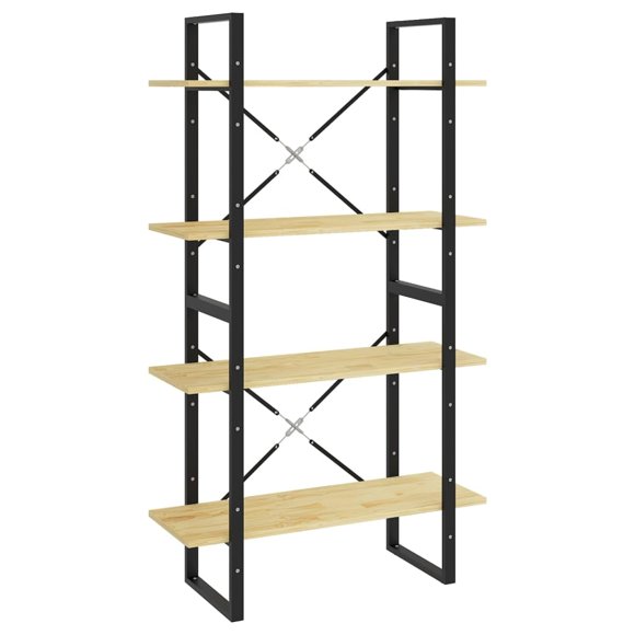 Armario VidaXL de madera de pino macizo de 4 niveles, 80 x 30 x 140 cm