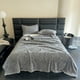 thumbnail image 4 of Color Style Taffeta Comfortable Fleece Blanket Sofa Leisure Throw Blanket, 4 of 6