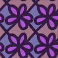 thumbnail image 1 of Ahgly Company Indoor Square Patterned Indigo Purple Area Rugs, 5' Square, 1 of 6