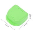 thumbnail image 4 of Unique Bargains 1 Pc Braces Box Portable Braces Storage Box Cyan, 4 of 5