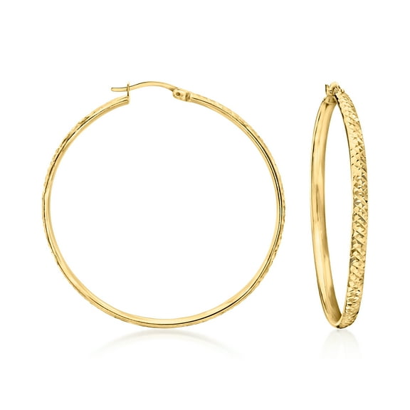 Ross-Simons 18kt Gold Over Sterling Large Hoop Earrings, Women's, Adult