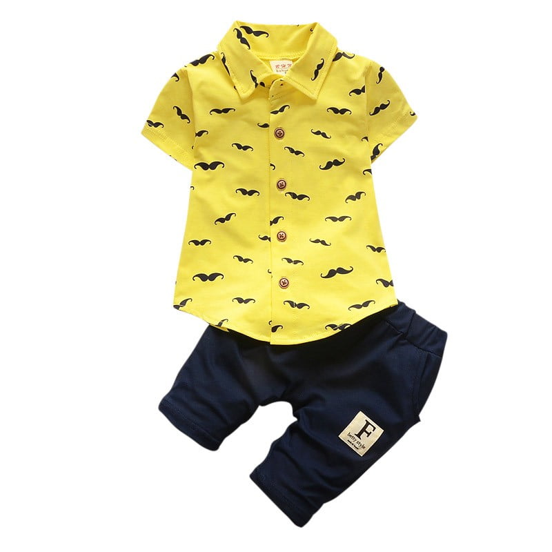 baby boy yellow dress shirt