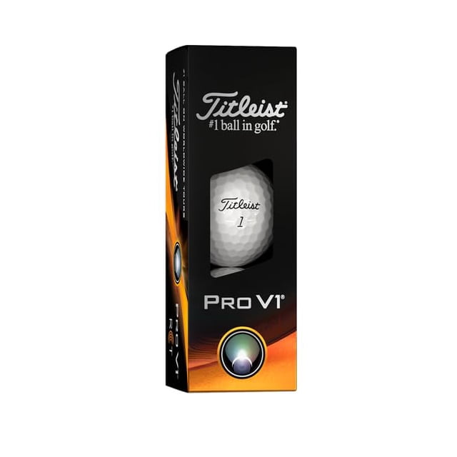 Pelotas de golf Titleist Pro V1 RCT, paquete de 3, blancas