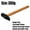 300g, variant on 1PCS High Carbon Steel Fitter's Hammer Machinist Hammer Wooden Handle Electrician's Hammer Sheet Metal Hammer Duck Foot Hammer (500g)