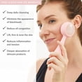 thumbnail image 1 of PMD Clean Pro RQ - Smart Facial Cleansing Device with Silicone Brush & Rose Quartz Gemstone ActiveWarmth Anti-Aging Massager - Waterproof - SonicGlow Vibration - Clear Pores & Blackheads, 1 of 5