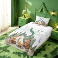 thumbnail image 5 of meiyoeat Cartoon Rv Country Style Twin Sheets For Boys,Rustic Letter S Print Bedding,3-Piece,1 Fitted Sheet and 1 Pillowcase, 5 of 6