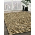 thumbnail image 2 of Ahgly Company Indoor Round Abstract Reddish Brown Solid Area Rugs, 3' Round, 2 of 6