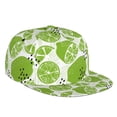 thumbnail image 2 of Uemuo Green Various Lemons Pattern Women's Baseball Cap,Straight Brim Hat,Golf Dad Hat,Travel Hat,Sun Protection Cap,Everyday Accessory, 2 of 9