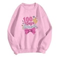 thumbnail image 4 of Xuyuer Women 100 Days of School Sweatshirt: Funny Teacher Shirts School Teaching Long Sleeves Teachers Gifts Tops Teacher Graphic T-Shirts School Days Tee Tops, 4 of 6