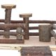 thumbnail image 2 of Hamster Ladder Playground Small Pet Applewood Toys Pet Stairs Step Fitness Exercise Toy, 2 of 2