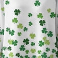 thumbnail image 5 of Craaazy Women's Denim Crewneck Loose St Patricks Day Long Sleeve Tops Gifts, 5 of 5