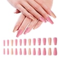thumbnail image 1 of Uñas de ballet de 24 piezas, uñas postizas mate, serie de uñas acrílicas de cobertura total, mejora de uñas usables, uñas terminadas, 1 of 5