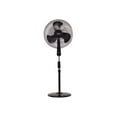 thumbnail image 2 of Ventilateur sur Pied Oscillant Réglable de 18 Pouces avec Télécommande, Noir, 2 of 8