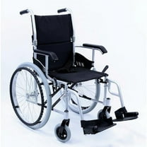 Karman LT-980-SI-E 18 in. 24 lbs Seat Ultra Lightweight Wheelchair with Elevating Legrest, Silver