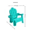 thumbnail image 2 of Seasonal Supply Co. Plastic Adirondack Chairs, Assorted Colors, 2 of 5