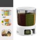 thumbnail image 5 of Dispensador de arroz con tapa, cubo dispensador grande de 6 compartimentos, contenedor de granos, cubo dispensador de cereales para , maíz, soja, Blanco Baoblaze Dispensador de arroz, 5 of 8