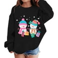 thumbnail image 5 of XQYLOS Baby Girls Sweatshirt Long Sleeve Crewneck Pullover Top Soft Cotton Winter Clothes for Toddler 3-14T Fall Season, 5 of 6