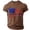 Brown, variant on 250th Anniversary US Man's T-Shirt America 250 Anniversary Shirts 4th of July Independence Day Shirt United States 250 Years Since 1776 - 2026 Crew Neck Tshirt for Men