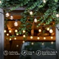 thumbnail image 7 of Brightech Ambience Pro LED Outdoor String Lights 26 ft, Waterproof Shatteproof 1W Globe Bulbs for Porch, Patio, Deck, 2700K Warm White, 7 of 7