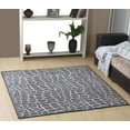 thumbnail image 2 of Furnish My Place Crocodile Light Grey Area Rug for Living Room, Dining Room, Kitchen, Bedroom, Made in India - 10' Square, 2 of 5